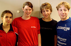 Die zufriedenen Delligser Schwimmer